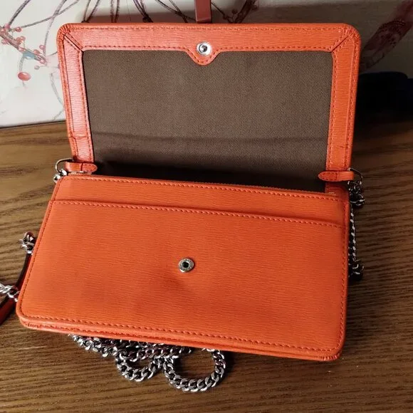 Project - Lauren Ralph Lauren Orange Crossbody Wallet - Picture 6 of 16